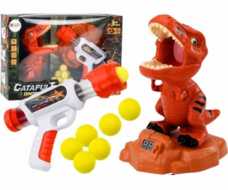 LeanToys Arkádová střílečka s dinosaury od