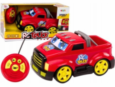 LeanToys Dálkově ovládané kreslené auto s červenými zvuky