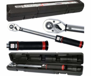 Yato Momentový klíč 3/8 10-60Nm CERTIFIKÁT + Pouzdro s kr...