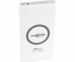 Ansmann Bezdrátová powerbanka 8.8 Type-C 8000mAh bílá
