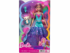 Mattel Barbie Dotek kouzelné filmové panenky se zvířátky (JCW48)
