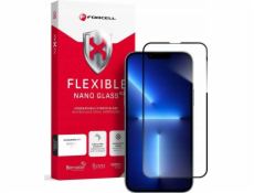 ForCell Flexibilní 5D hybridní sklo pro iPhone 13 Pro Max/14 Plus černé