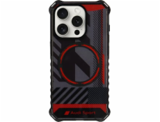Audi Pouzdro IML Sport MagSafe pro iPhone 15 Pro 6.1 černé/černé pevné pouzdro AU-IMLMIP15P-RSQ/D2-BK