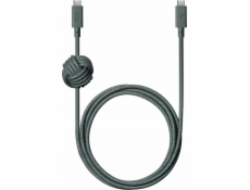 Native Union Kabel USB-C - USB-C 3m zelený USB (ACABLE-C-GRN-NP)