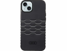 Audi Pouzdro IML MagSafe pro iPhone 15 Plus / 14 Plus 6.7  černé/černé pevné pouzdro AU-IMLMIP15M-A6/D3-BK