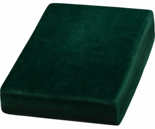 Activeshop Velvet prostěradlo lahvově zelené