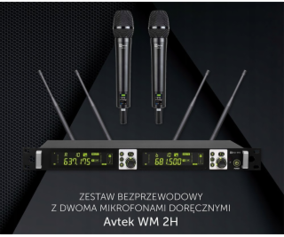 Avtek Bezdrátová sada WM 2H se dvěma ručními mikrofony