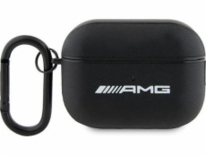 Mercedes Amg Amap2Slwk Airpods Pro 2 (2022/2023) kryt černý/černá kůže s bílým logem
