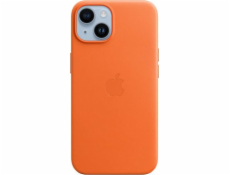 Apple KOŽENÝ POUZDRO MPP83ZM/A PRO IPHONE 14 ORANŽOVÉ ORIGINÁLNÍ S PEČENÍM standardní