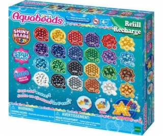 Epoch Sada třpytivých korálků AQUABEADS, náplň 31995