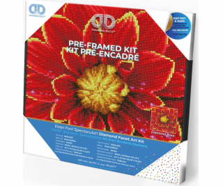 DIAMOND DOTZ Diamantová výšivka Diamond Dotz Dalia 33x33c...