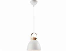 Lamkur Lamkur Danielle 31798 závěsná lampa loft závěsná lampa kovové stínidlo mísa 1x60W E27 béžová/dřevěná