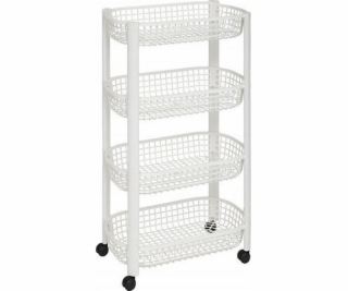 5five Kuchyňský vozík BASKET na kolečkách, plastový, 46,5...