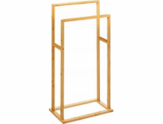 5five Koupelnový věšák na ručníky, dvojitý, bambus, 42 x 24,2 x 81,5 cm