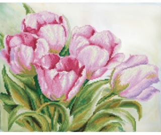 DIAMOND DOTZ Diamantová výšivka Diamond Dotz Tulipány 58,...