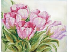DIAMOND DOTZ Diamantová výšivka Diamond Dotz Tulipány 58,8x48,6cm DD10051