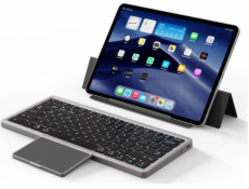 Dux Ducis Bezdrátová Bluetooth klávesnice s touchpadem, řada OK - černá