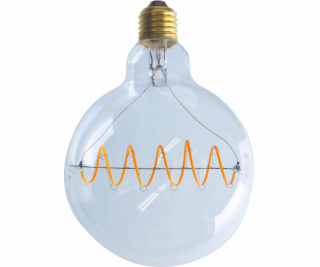 Segula LED Bridge Globe 125 Curved Plus čirá E27 6,5W 1900K
