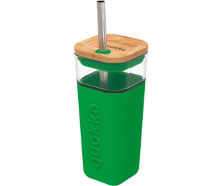 Quokka Quokka Liquid Cube - skleněný hrnek 540 ml s brčke...