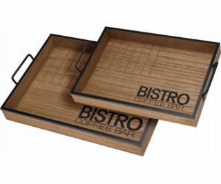 NoName Servírovací podnosy Bistro, 2 kusy