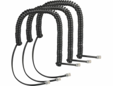 Auerswald AUERSWALD Spirálový kabel, 3 kusy, sada 3 spirálových kabelů, COMfortel sluchátko