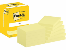 Post-it Samolepicí bločky POST-IT® (657), 102x76mm, 12x100 listů, žluté