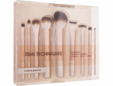 Real Techniques Sada štětců na make-up na obličej REAL TECHNIQUES_SET Au Naturale, 9 kusů.