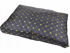 Homea Polštář CHIC pro psy a kočky, 80 x 60 x 8 cm, tmavě modrý s potiskem