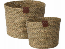 Home Styling Collection Úložné koše z kolekce bytového stylingu, přírodní barva, 2 kusy