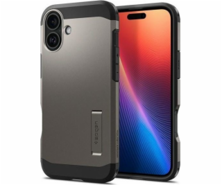 Spigen Pouzdro Tough Armor MAG pro iPhone 16 MagSafe, stř...