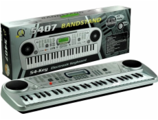 LeanToys klávesy MQ5407 varhany 54 kláves LCD nabíječka LEAN Toys
