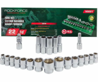 Rockforce KRÁTKÉ OBJÍMKY ROCKFORCE 6ÚHLÉ. 22 ks.1/2 10-32...