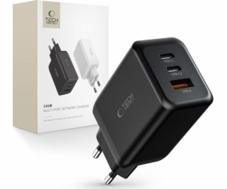 Tech-Protect Nabíječka TECH-PROTECT C65W 3PORTOVÁ SÍŤOVÁ ...