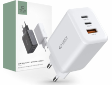 Tech-Protect Nabíječka TECH-PROTECT C65W 3PORTOVÁ SÍŤOVÁ NABÍJEČKA PD65W/QC3.0 BÍLÁ