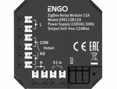 Engo Relé Engo ZigBee pro systém ENGO Smart, 1x12A, NO-COM EREL1ZB12A