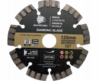INDIAN PROFESSIONAL DIAMANTOVÝ KOTOUČ 125 mm TURBO CUT SE...