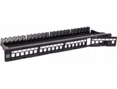 Techly Techly 368567 Patch panel pro 24 modulů Keystone, 1U, Rack 19