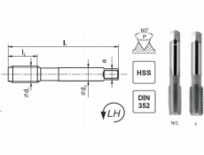 Fanar TAPS M18x1,5 NGMM/2 DIN-2181 LH (6H) HSS