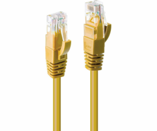 Lindy patchkabel Cat6 U/UTP žlutý 5,00 m (48065)