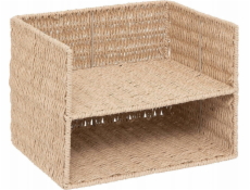 Home Styling Collection Kolekce bytového stylingu Držák na dokumenty KORD, tkaný, 32 x 24 x 25 cm