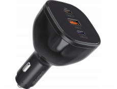 Choetech Nabíječka Choetech TC0024 Nabíječka do auta 160W 2x USB-C PD 3.1 1x USB-A - Černá