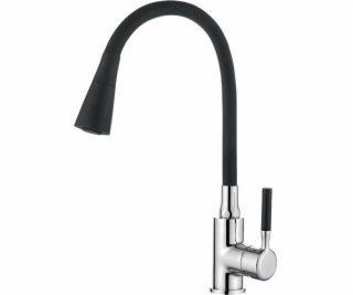 Invena Kuchyňská baterie Pogo, stojací, černá (BZ-80-L04)