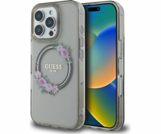 Guess Guess GUHMP16LHFWFCK Pouzdro IML Flowers Wreath Mag...