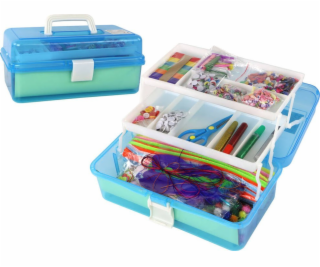 TRITON Kreativní plastová sada LeanToys Blue Skládací kuf...