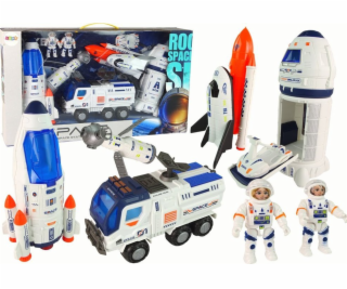 LeanToys Sada raketových a vesmírných lodí