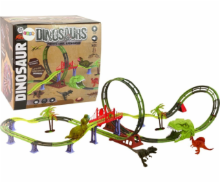 TRITON LeanToys Track Track Spiral Dinosaur Sound Light A...