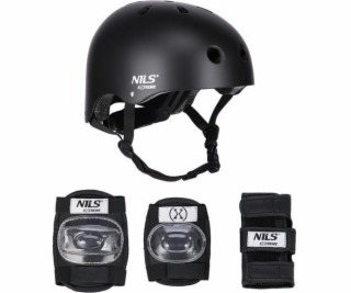Nils Extreme Přilba MR290+H230 se sadou chráničů, černá, ...