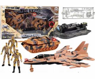 LeanToys Vojenská sada Vojenský tank Protitankový vojáci ...