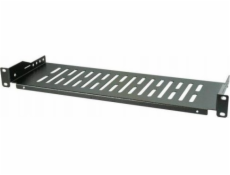 EFB Police pro 19 skříní EFB-Elektronik 250 mm, 1U, perforovaná, černá