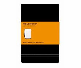 Prime Notes Moleskine P reporter, černá linkovaná měkká v...